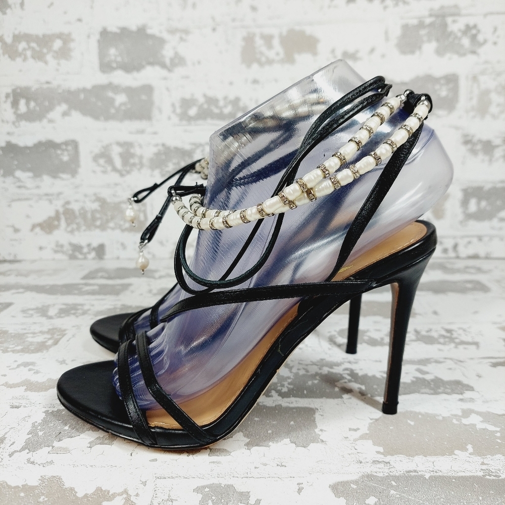 New Sam Edelman Women's Scarlette Ankle Tie High Heel Sandals X55